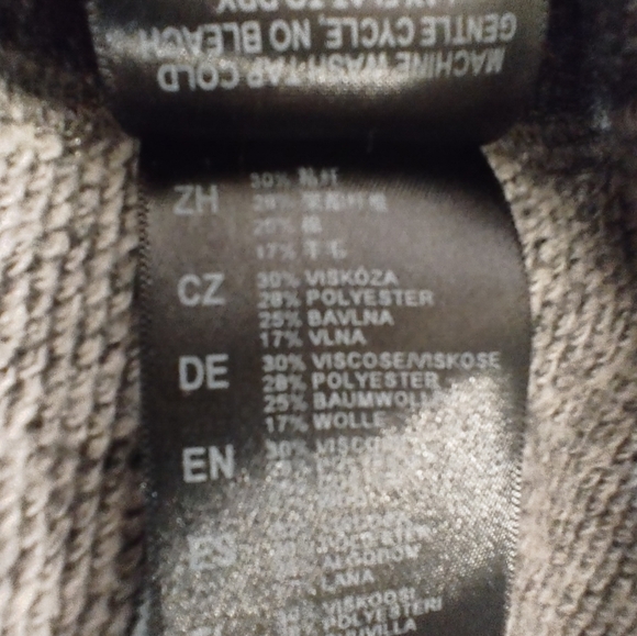 Kuhl Nova Wool Blend Cowl Neck Sweater Small Grey Two Tone - Picture 5 of 12